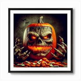 Halloween Pumpkin 6 Art Print