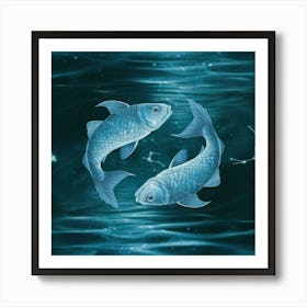 Zodiac Fish 14 Art Print