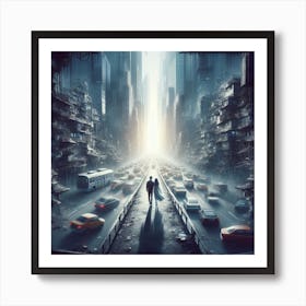 Futuristic City Art Print