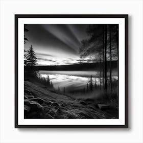 Black And White Photo 3 Art Print