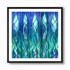 Stained Glass Window Art Print