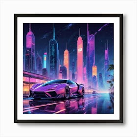 Car Art 440 Art Print