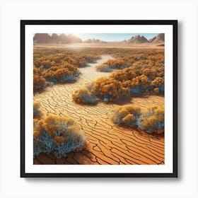 Desert Landscape 27 Art Print