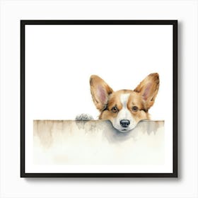 Pembrokeshire Corgi 8 Art Print