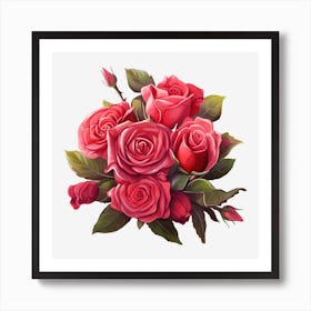 Bouquet Of Roses 5 Art Print