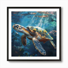 Sea Turtle 1 Art Print