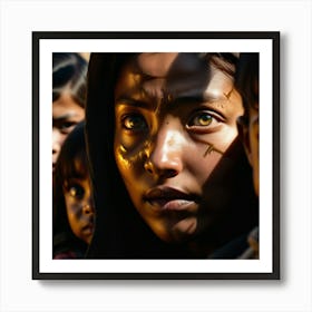 Nepali Children Art Print