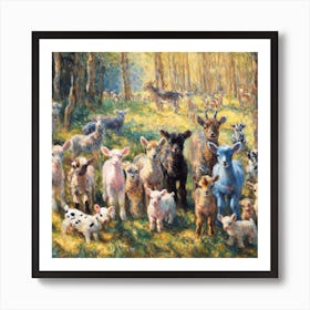 Baby Farm Art Print