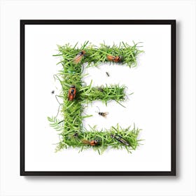 Letter E Art Print