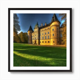 Castle In Sweden Art Print