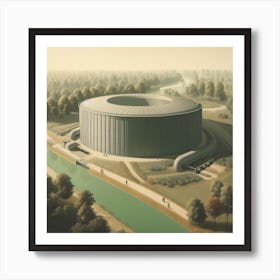 Futurist Building 3 Art Print