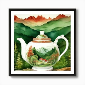 Teapot Painting Art Print