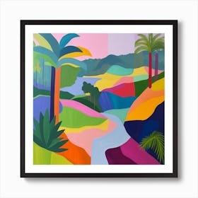 Abstract Travel Collection Fiji 1 Art Print