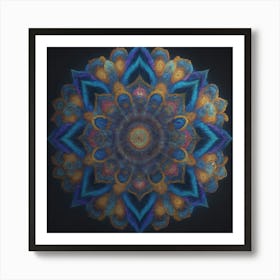 Geometric Flow Art Print