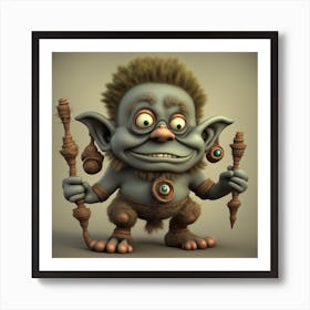 Troll 5 Art Print