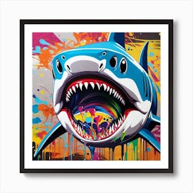 Shark Painting Art Print