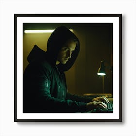 Hacker Stock Photos & Royalty-Free Footage Art Print