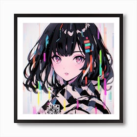 Anime Girl 18 Art Print