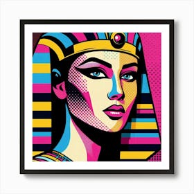 Pop Egyptian Noura Celestial Art Print