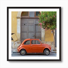 Cars In Sicily Art Print