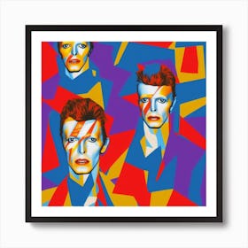 David Bowie Matisse Cut Out Style Art Print