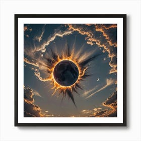 Eclipse Of The Sun 2 Art Print