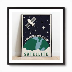 Satellite Print Art Print