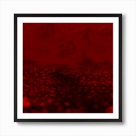 Red Poppy Field Art Print