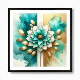 Watercolor Flower 10 Art Print