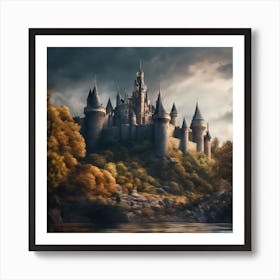 Harry Potter Castle 2 Art Print