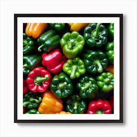 Colorful Peppers 59 Art Print