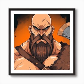 Viking Warrior 1 Art Print