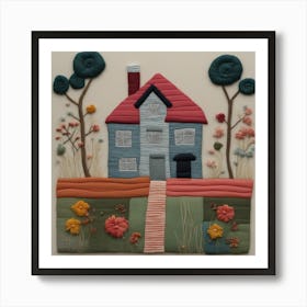 House In The Woods Art Print