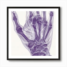 X-Ray Hand Art Print