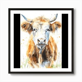 Highland Cow Art Print