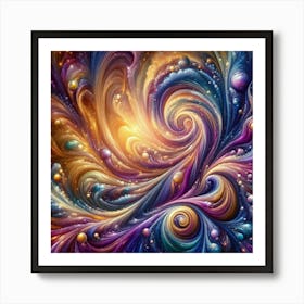 Swirling Swirls Art Print