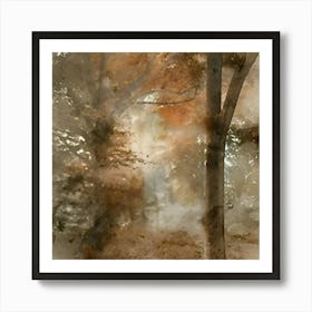 Walk In The Woods 1 Art Print