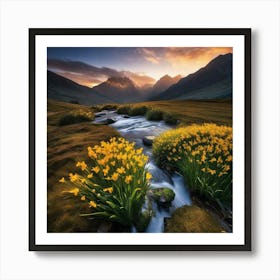 Yellow Daffodils Art Print