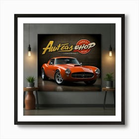 Default Create Unique Design Of Autoshop Wall Art 0 Art Print