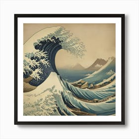 Great Wave Off Kanagawa 18 Art Print