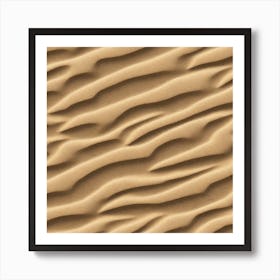 Sand Dune Texture 1 Art Print