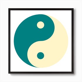 Yin Yang Symbol 36 Art Print