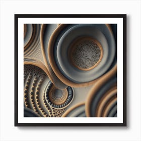 Abstract Sculpture Art Print