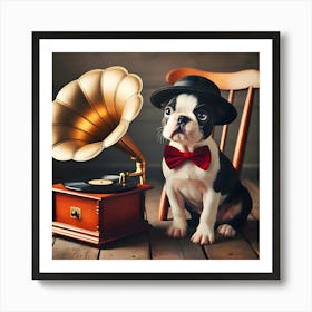 Boston Terrier~Reimagined 7 Art Print