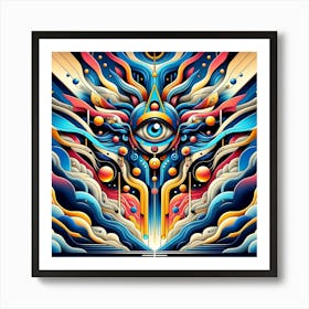 Psychedelic Art Art Print