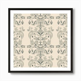 Folk Pattern Art Print