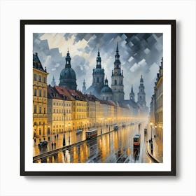 Dresden City Art Print