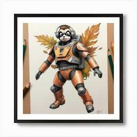 Star Wars Panda Art Print