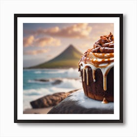 Dessert On The Beach Art Print