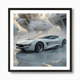 Futuristic Car Art Print